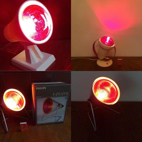 4 x Infraroodlampen warmtelamp straallamp Philips infraphil, Witgoed en Apparatuur, Persoonlijke-verzorgingsapparatuur, Gebruikt