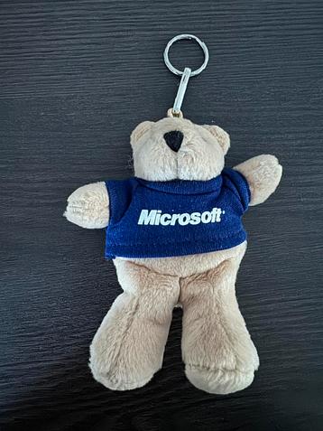 Original Microsoft teddy bear keychain