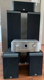 JBL 5.0 & Marantz Bioscoop Ervaring, Audio, Tv en Foto, Home Cinema-sets, 70 watt of meer, Zo goed als nieuw, 5.1-systeem, Overige spelers