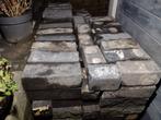 Gratis brickwall geknipt grijs stapelblokken – 156 stuks, Ophalen, Gebruikt, Beton, Overige typen
