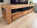 TV dressoir Indisch teak, Huis en Inrichting, Ophalen, 150 tot 200 cm, Teakhout, Zo goed als nieuw