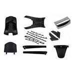 Kappenset binnen Vespa Lx 8-delig mat zwart 85/B [replica], Ophalen of Verzenden, Nieuw