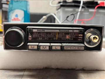 Philips Techno 22RN511/92 – Vintage Autoradio +/- 1970 beschikbaar voor biedingen