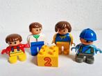 Duplo poppetjes gezin vader moeder kind 4 verschillende, Ophalen of Verzenden, Gebruikt, Duplo