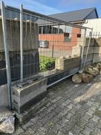 Bouwhekken 3 stuks inclusief 4 kunststof blokken en klemmen, Ophalen, Gebruikt, Overige typen, Minder dan 2 meter