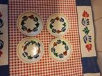 Boerenbont servies, 4 petitfour schaaltjes, Overige typen, Ophalen of Verzenden, Zo goed als nieuw, Aardewerk