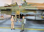 Diorama F-105D Thunderchief 1/48, Ophalen, 1:35 tot 1:50, Diorama