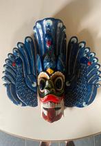 Ceylon Shri Lanka Pauwmasker - Mayura Raksha Houtsnijwerk, Ophalen of Verzenden
