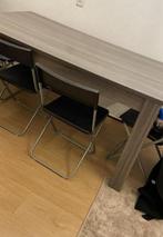 Houten eettafel, Huis en Inrichting, Tafels | Eettafels, Ophalen, 50 tot 100 cm, Zo goed als nieuw, Vijf personen of meer