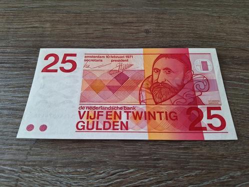 Vrijwel UNC biljet 25 gulden Sweelinck 1971, 11 cijfers, Postzegels en Munten, Bankbiljetten | Nederland, 25 gulden, Ophalen of Verzenden