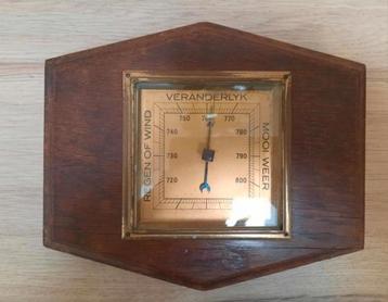 Art Deco weerstation/barometer.