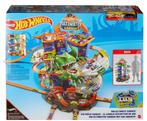 Hot Wheels City Ultimate Garage Robo T-Rex auto racebaan, Kinderen en Baby's, Speelgoed | Racebanen, Ophalen of Verzenden, Zo goed als nieuw