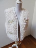 H39 MADE IN ITALY nieuw vestje ivoor wit maat 40/42, Kleding | Dames, Bodywarmers, Maat 38/40 (M), Made in Italy, Wit, Nieuw