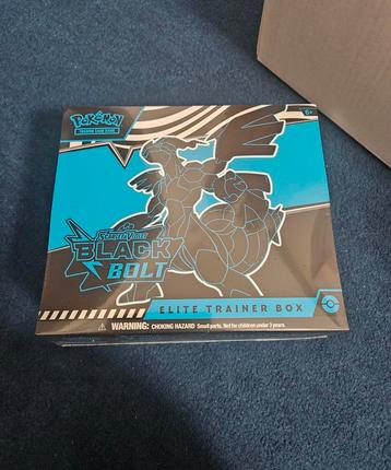 Pokémon Black Bolt Elite Trainer Box beschikbaar voor biedingen