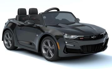 Kinderauto, Chevrolet Camaro SS 6.2L V8 zwart ,FM radio, BT beschikbaar voor biedingen