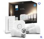 Philips hue starter kit E27, Ophalen of Verzenden, Nieuw, E27 (groot), Led-lamp