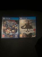 PS4 Games: South Park & Sniper Elite 4, Online, 1 speler, Zo goed als nieuw, Vanaf 16 jaar