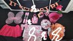 Roze spulletjes babyshower it is a girl slinger opblaaspop., Hobby en Vrije tijd, Feestartikelen, Ophalen of Verzenden, Gebruikt