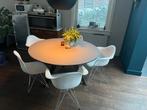 5 witte Eames stoelen (replica), Huis en Inrichting, Stoelen, Kunststof, Gebruikt, Wit, Ophalen of Verzenden