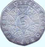 AUSTRIA 5 EURO 2004, Postzegels en Munten, Munten | Nederland, Ophalen of Verzenden, Koningin Beatrix, Euro's, Zilver
