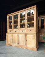 Strakke Schoolkast | Winkelkast | Teak Servieskast #2124, 200 cm of meer, Ophalen of Verzenden, 200 cm of meer, Teakhout