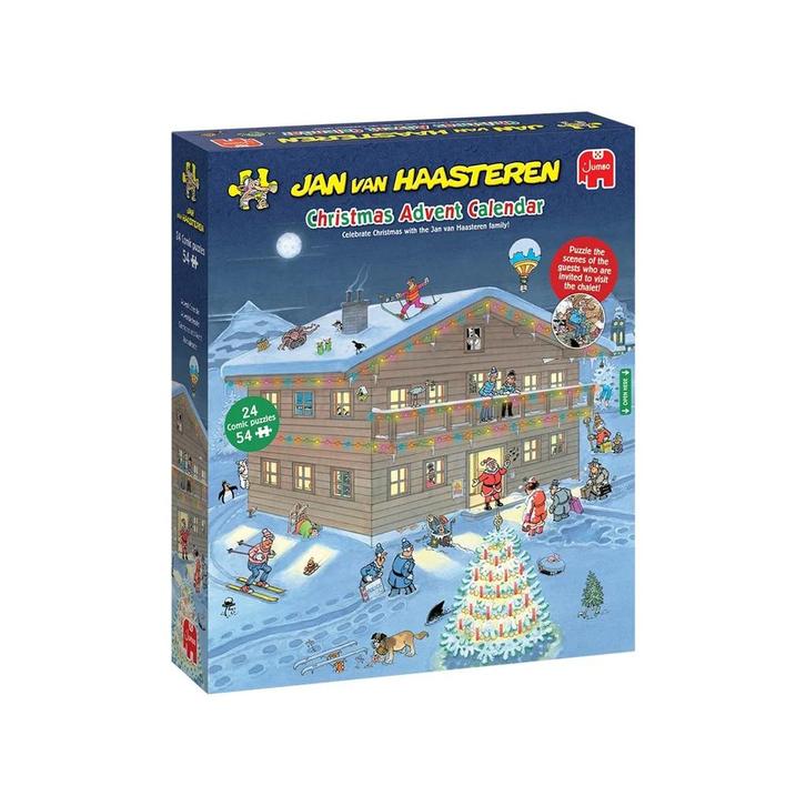 Jan van Haasteren Adventskalender 2025 Puzzel, Hobby en Vrije tijd, Gezelschapsspellen | Overige, Zo goed als nieuw, Een of twee spelers