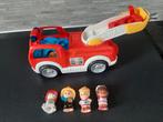 Fischer-price sterke brandweerbus licht-geluid leuke liedjes, Ophalen, Zo goed als nieuw, Auto of Voertuig, Met geluid