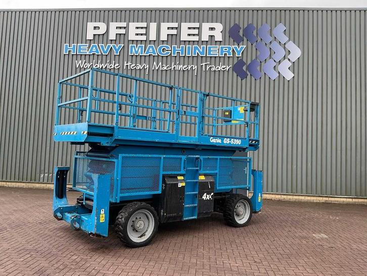 2014 Genie GS-5390 4x4 Hoogwerker 18 meter, Zakelijke goederen, Machines en Bouw | Liften, Steigers en Ladders