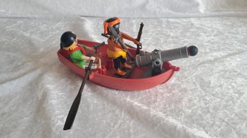 z.g.a.n Piraten roeiboot, Playmobil werkend kanon,  beschikbaar voor biedingen