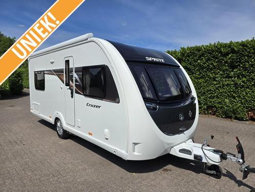 Sprite Cruzer 480 SR Airco E&P level Mover Dakluifel, Caravans en Kamperen, Caravans, Bedrijf, tot en met 4, 1250 - 1500 kg, Standaardzit