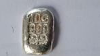 Zilverbaar 10 gram 999, Ophalen of Verzenden