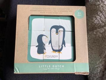 Little Dutch houten blokken dierentuin blokpuzzel kubus beschikbaar voor biedingen