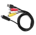 Sony cybershot usb/av kabel type 3, Ophalen of Verzenden, Zo goed als nieuw, Minder dan 2 meter, Coaxiale kabel