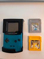 Originele Gameboy Color met Pokemon games Silver en Yellow, Spelcomputers en Games, Spelcomputers | Nintendo Game Boy, Ophalen of Verzenden