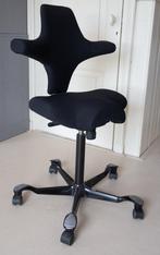 HAG Capisco 8106 Design Bureaustoel, Ophalen, Zwart, Zo goed als nieuw, Bureaustoel