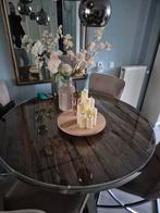 Eetkamerset en salontafel van Erik Kuster stijl, Ophalen, Gebruikt, 4 tot 6 stoelen