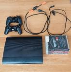 Te koop: PlayStation 3 Super Slim, Spelcomputers en Games, Spelcomputers | Sony PlayStation 3, Super Slim, Met 2 controllers, Ophalen of Verzenden