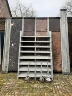 Nette grote aluminium rolsteiger layher, Ophalen, Gebruikt, Rolsteiger of Kamersteiger, 5 meter of hoger