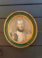 Antiek Portret van Napoleon Bonaparte, Antiek en Kunst, Kunst | Schilderijen | Klassiek, Ophalen of Verzenden