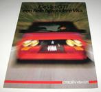 Autofolder Citroen Visa GTI 1985 drieluik Citroën, Ophalen of Verzenden, Zo goed als nieuw, Citroën