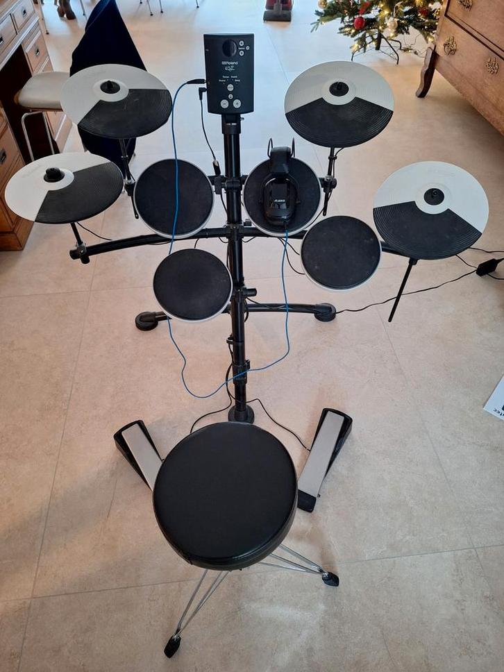 Roland elektronisch Drumstel - Perfect voor Beginners!, Muziek en Instrumenten, Drumstellen en Slagwerk, Gebruikt, Roland, Elektronisch
