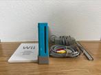 Nintendo Wii blauw, inclusief toebehoren, Spelcomputers en Games, Spelcomputers | Nintendo Wii, Ophalen of Verzenden, Zonder controller