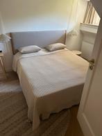 IKEA KARIT 260x280 wit beige van kleur met kussenslopen, Huis en Inrichting, Slaapkamer | Beddengoed, Gebruikt, Beige, Overige typen
