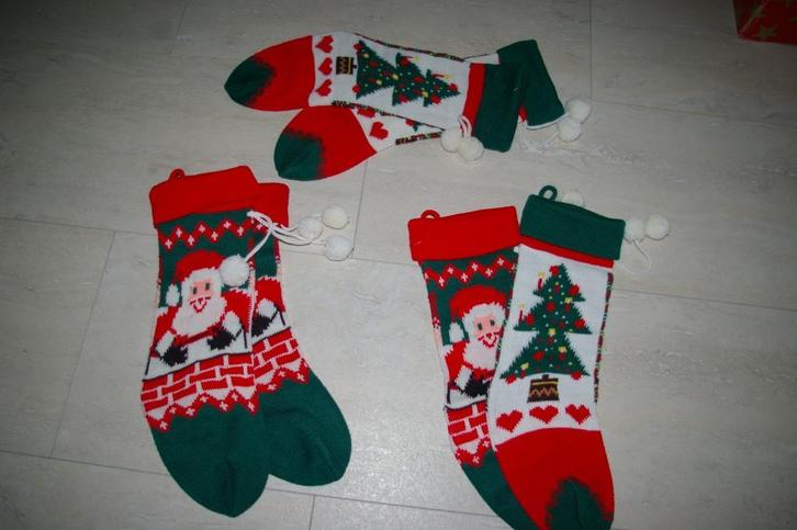 Kerstsokken, stoelhoezen en kussenhoezen    NIEUW, Diversen, Kerst, Nieuw, Ophalen of Verzenden