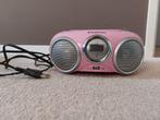 Nieuwe radio-cd-mp3-usb Audiosonic speler in roze, Ophalen of Verzenden, Nieuw, Met cd-speler