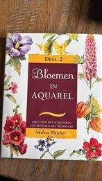 Bloemen in Aquarel, Ophalen of Verzenden, Zo goed als nieuw