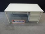 Oldscool bureau / degelijke werktafel met ladeblok 150x80cm, Ophalen, Gebruikt, Drentea, Nb