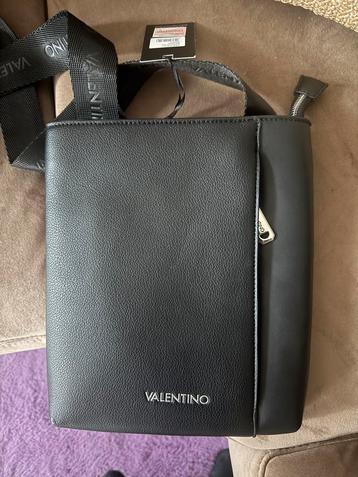 *Nieuw* Valentino BRONN - Schoudertas zwart met kaartje beschikbaar voor biedingen