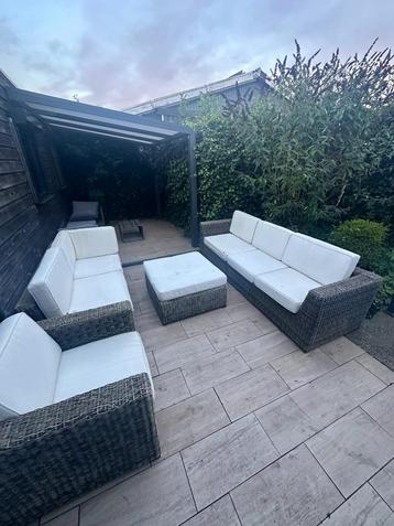 Lounge Set Hoekbank (Modulair) – Compleet met Kussens beschikbaar voor biedingen