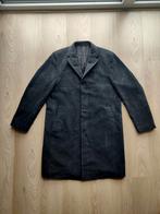 Boss 100% wollen mantel donkergrijs, Maat 52/54 (L), Ophalen of Verzenden, Zo goed als nieuw, Hugo Boss